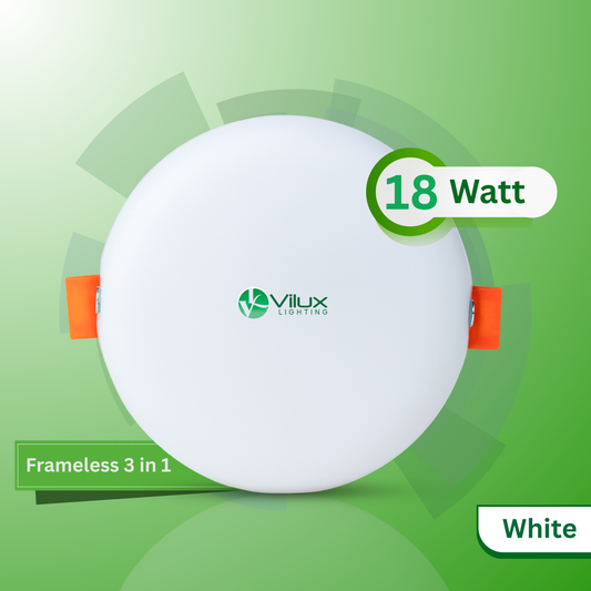 18 Watt Frameless 3 in 1