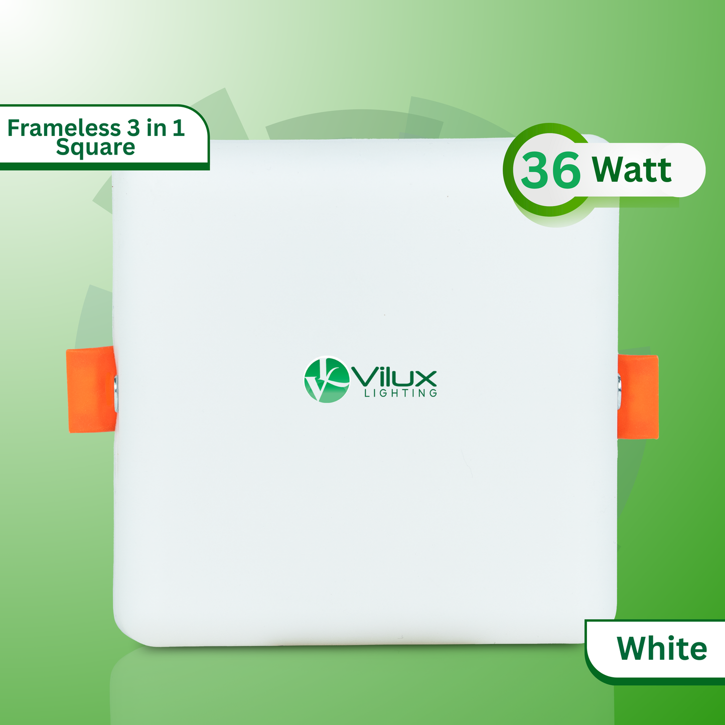 36 Watt Frameless 3 in 1 Square