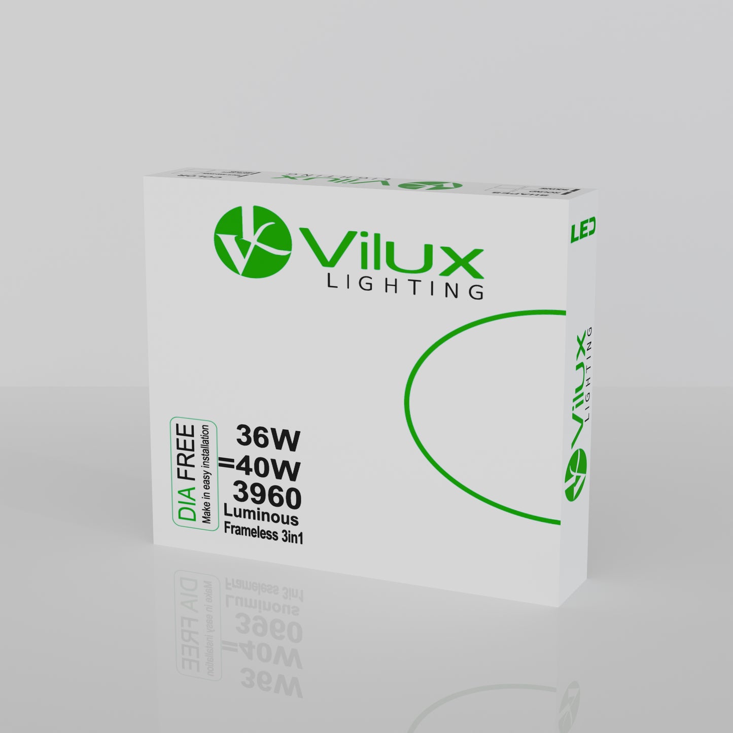 36 Watt Frameless 3 in 1